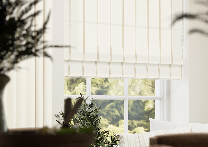 The British Stripe Co. Victoria, Dover No.1 - Roman Blind - Image 5